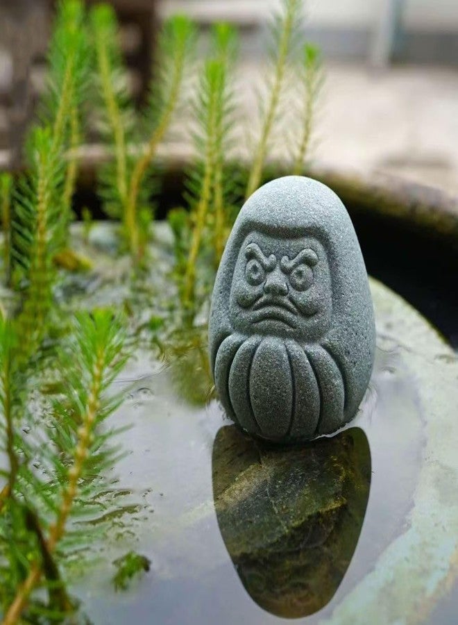 livelyfish Aquarium Buddha Statue Japanese Fish Tank Stone Statues Bonsai Figurines Zen Garden Feng Shui Praying Decoration - Image 2